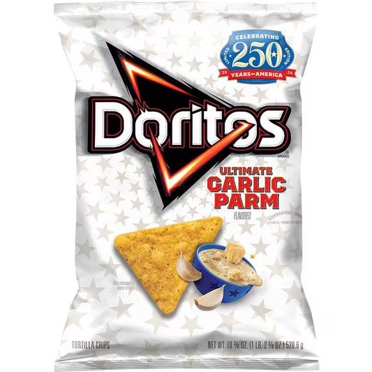 Doritos Ultimate Garlic Parm Flavored Tortilla Chips, 18.375 oz.